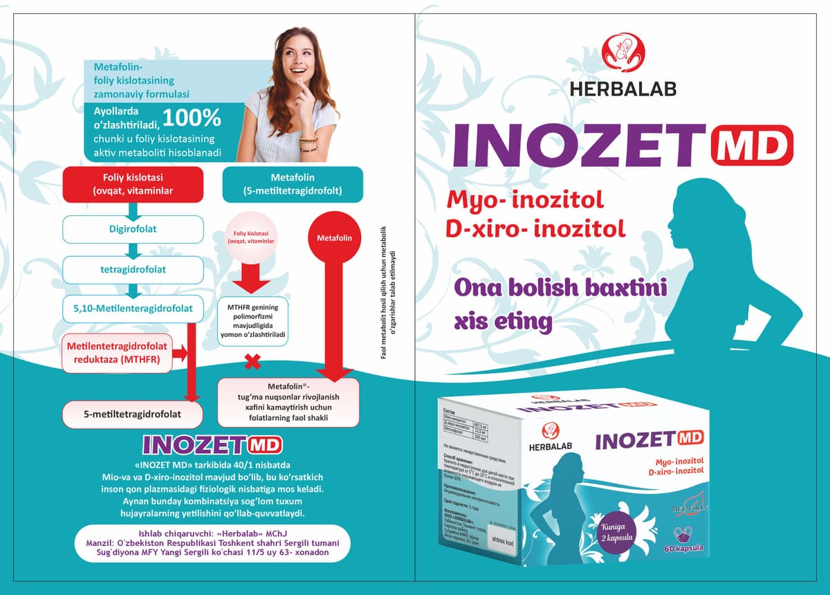 INOZET broshura - tarkibi va foydalari